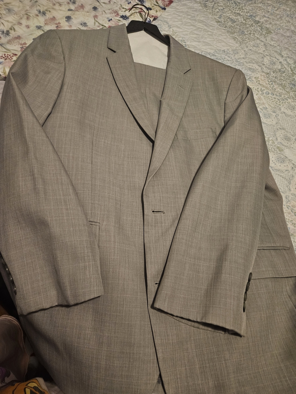 Saddlebred Light Gray Men's Suit Blazer